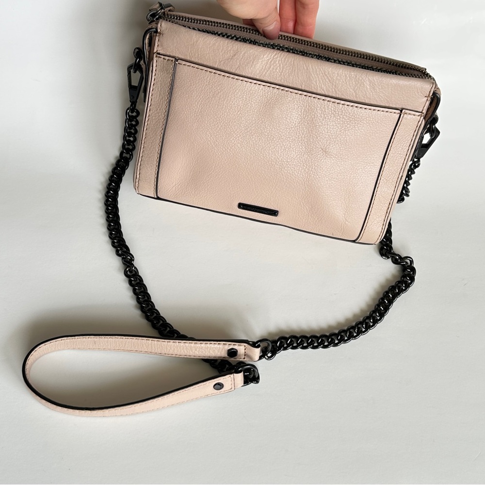 Rebecca Minkoff Leather Light Pink Crossbody Bag